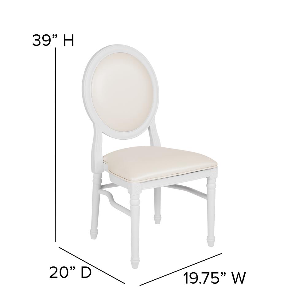  Flash Furniture HERCULES PREMIUM Series White Resin Stacking Chiavari  Chair : Flash Furniture: Office Products
