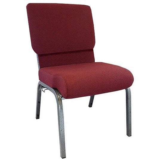 Advantage Maroon Church Chair 20.5 In. Wide By Flash Furniture | Side Chairs | Modishstore - 1