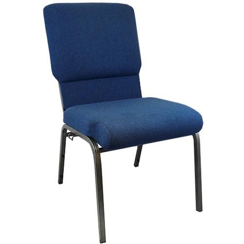 Advantage Navy Church Chairs 18.5 In. Wide By Flash Furniture | Side Chairs | Modishstore - 1