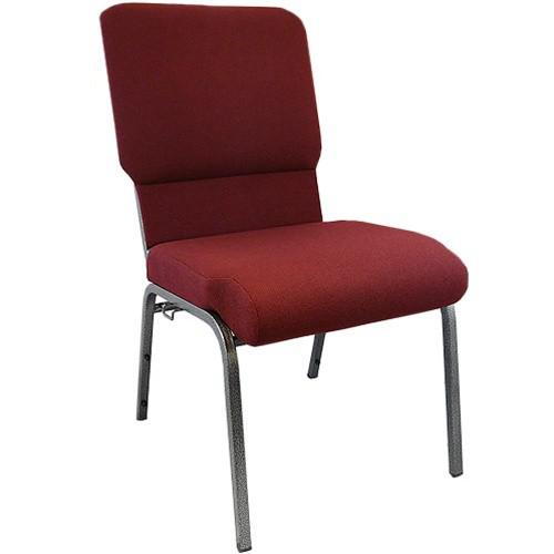 Advantage Maroon Church Chairs 18.5 In. Wide By Flash Furniture | Side Chairs | Modishstore - 1