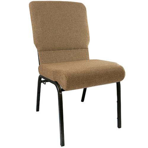 Advantage Mixed Tan Church Chairs 18.5 In. Wide By Flash Furniture | Side Chairs | Modishstore - 1