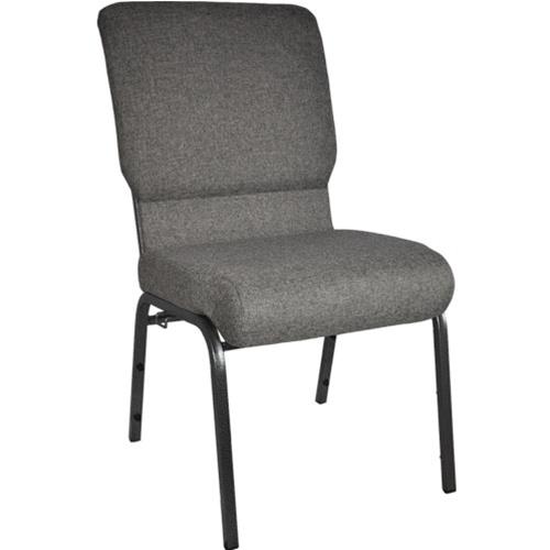 Advantage Charcoal Gray Church Chair 18.5 In. Wide By Flash Furniture | Side Chairs | Modishstore - 1