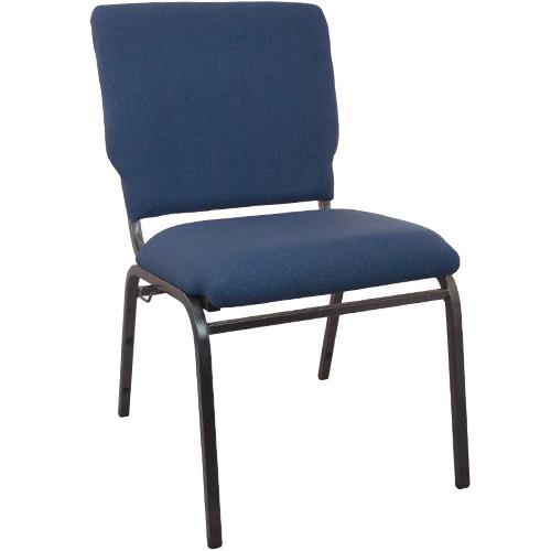 Advantage Navy Multipurpose Church Chairs - 18.5 In. Wide By Flash Furniture | Side Chairs | Modishstore - 1