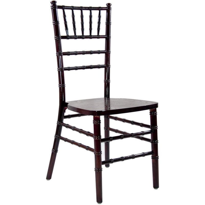 Advantage Mahogany Chiavari Chair By Flash Furniture | Side Chairs | Modishstore - 1