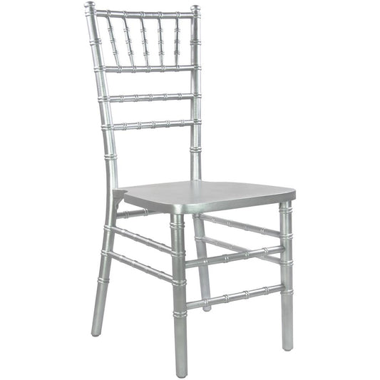 Advantage Silver Chiavari Chair By Flash Furniture | Side Chairs | Modishstore - 1