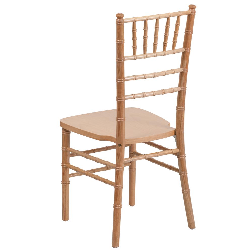 Hercules Series Natural Wood Chiavari Chair By Flash Furniture | Dining Chairs | Modishstore - 3