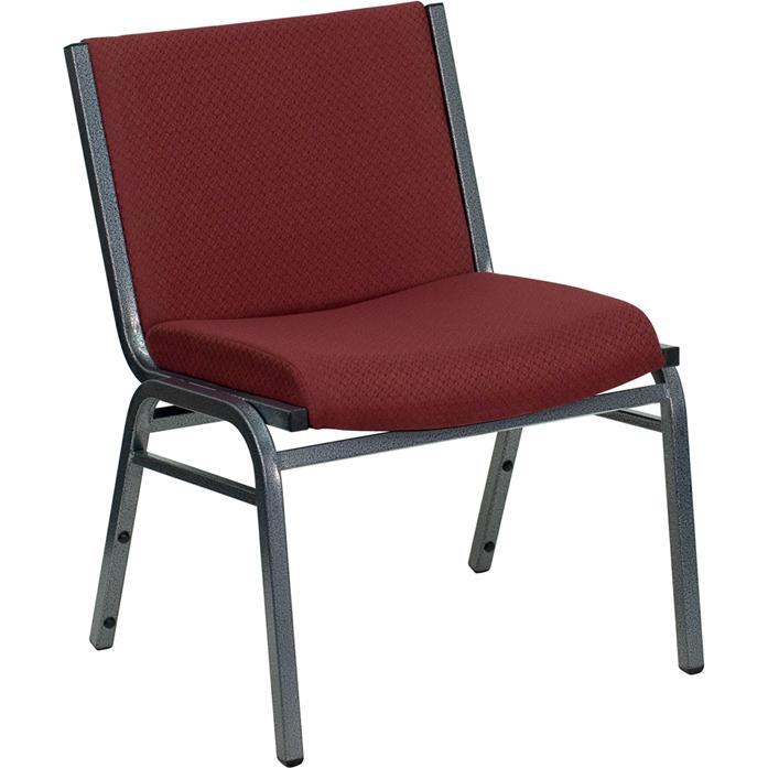 Hercules Series Big & Tall 1000 Lb. Rated Burgundy Fabric Stack Chair By Flash Furniture | Side Chairs | Modishstore