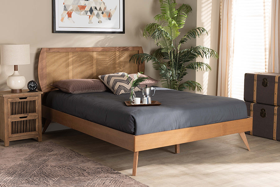 Wayfair mid century bed online