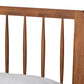 Baxton Studio Emiko Modern and Contemporary Walnut Brown Finished Wood Full Size Platform Bed | Beds | Modishstore - 5