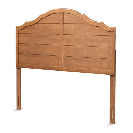 Baxton Studio Clive Vintage Traditional Farmhouse Ash Walnut Finished Wood Full Size Headboard | Headboards | Modishstore