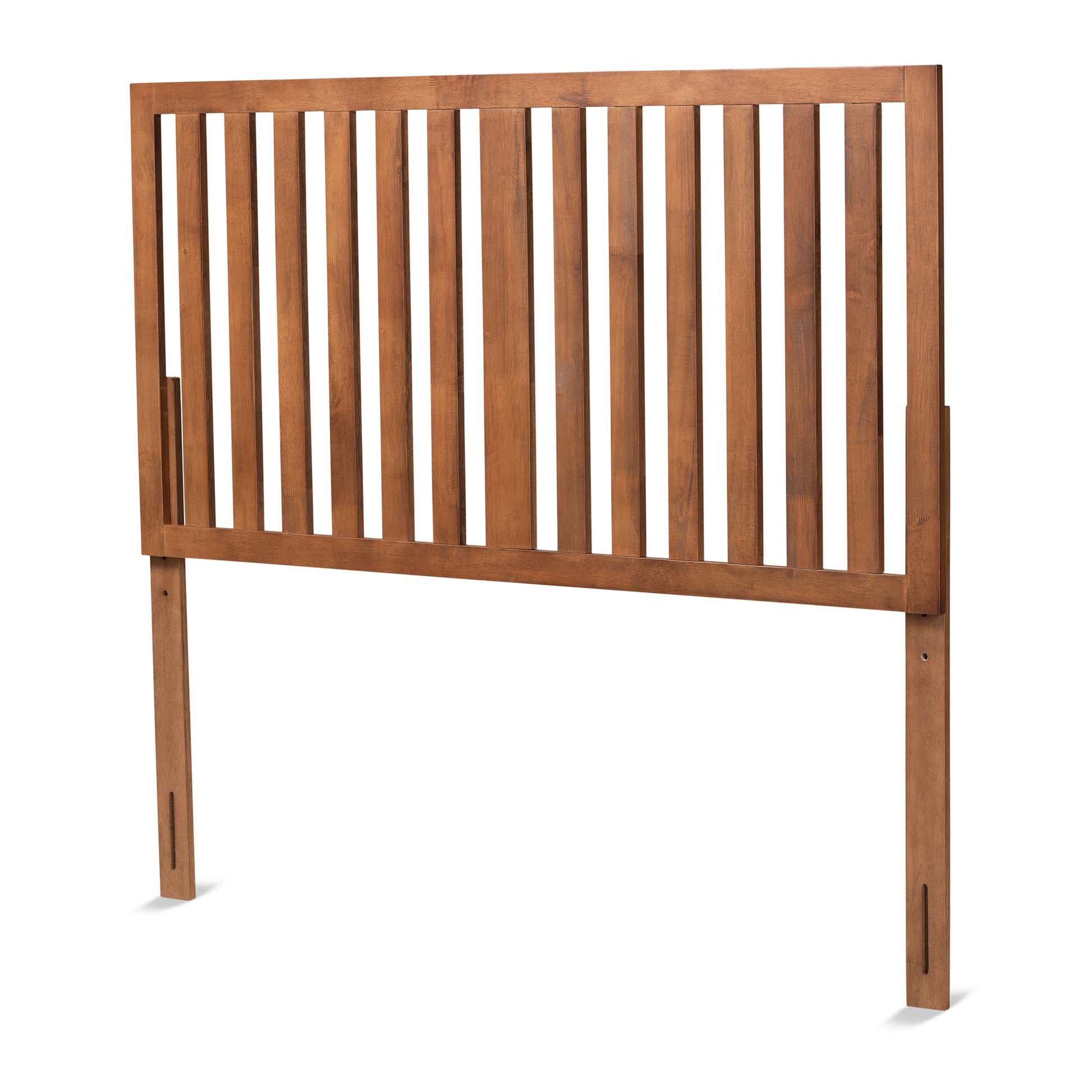 Baxton Studio Oren Modern and Transitional Ash Walnut Finished Wood Full Size Headboard | Headboards | Modishstore