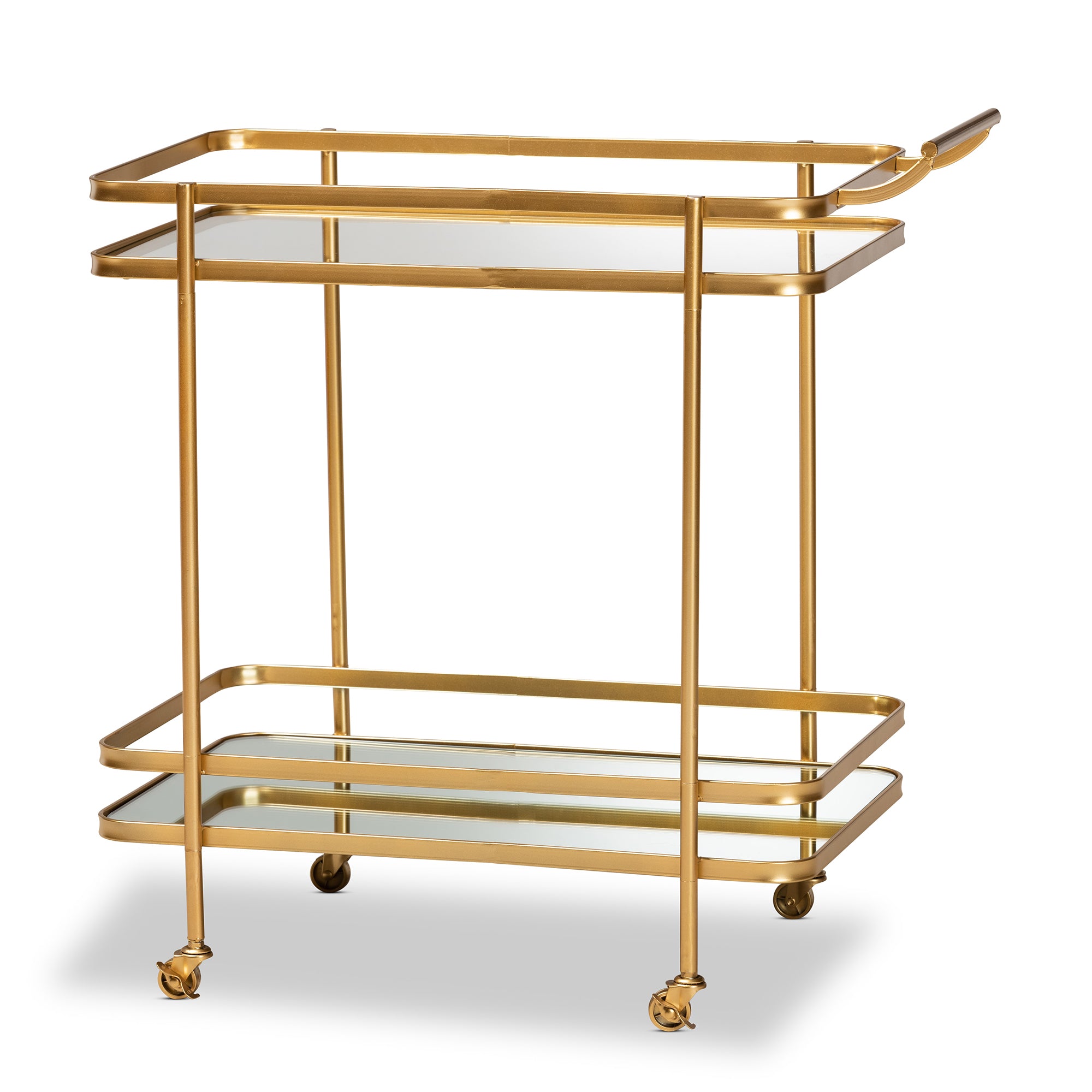 Baxton Studio Destin Modern and Contemporary Glam Brushed Gold Finishe –  Modish Store