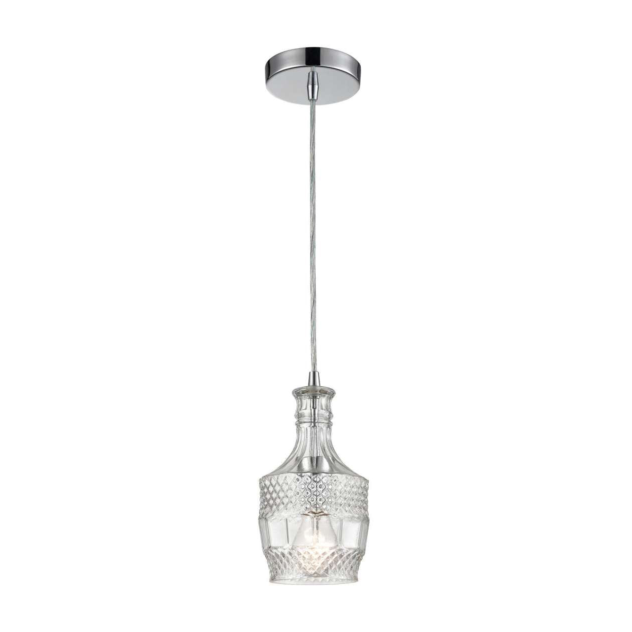 Twickenham 1-Light Mini Pendant - Round ELK Home | Pendant Lamps | Modishstore