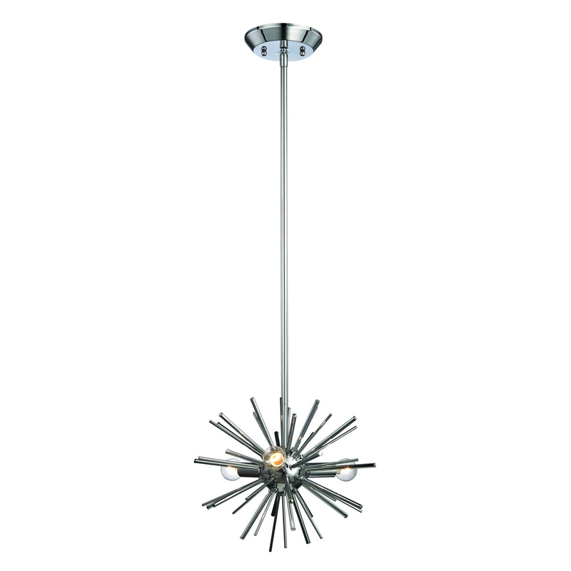 Starburst 3-Light Pendant in Chrome | Pendant Lamps | Modishstore