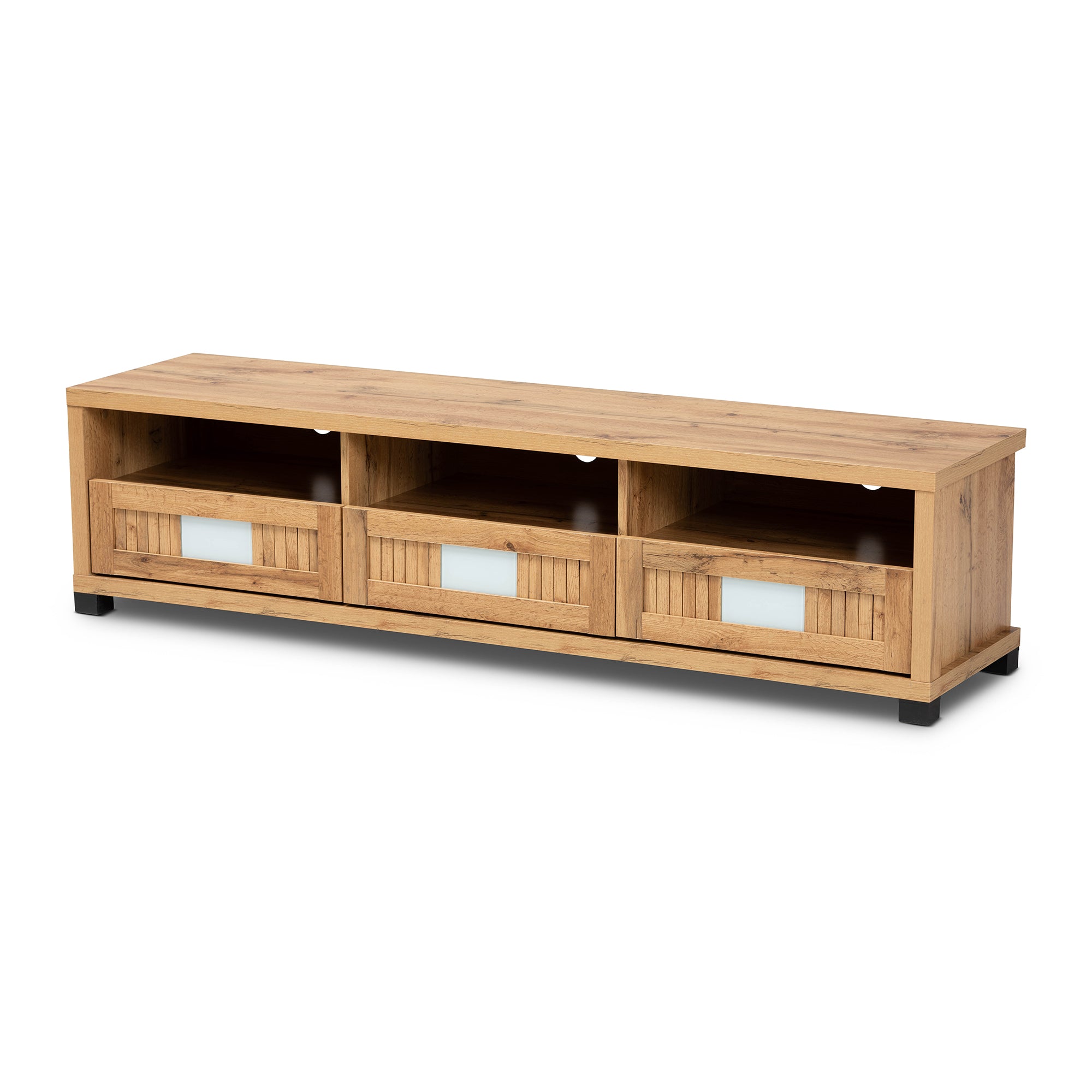 Baxton Studio Gerhardine Oak Brown Modern and Contemporary