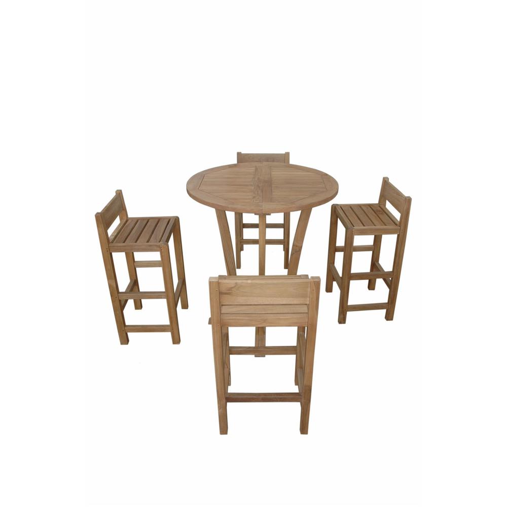 Bahama Chicago 7-Pieces Dining Set A By Anderson Teak | Outdoor Dining Sets | Modishstore - 2