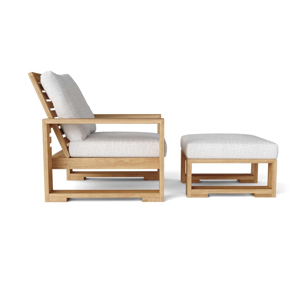 Capistrano 2-Piece Deep Seating Collection By Anderson Teak | Outdoor Chaise Lounges | Modishstore - 2