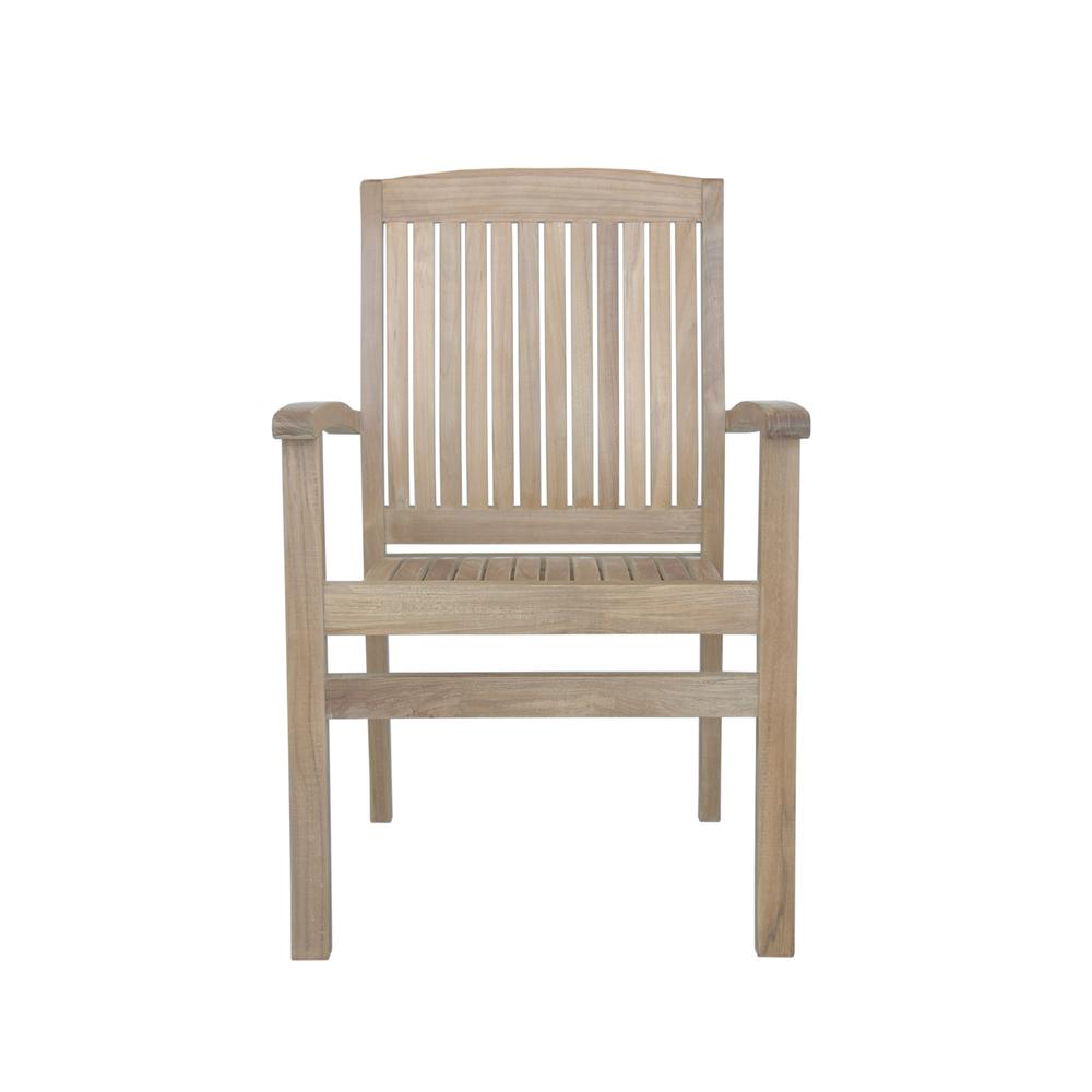 Sahara Stackable Dining Armchair By Anderson Teak | Outdoor Chairs | Modishstore - 2