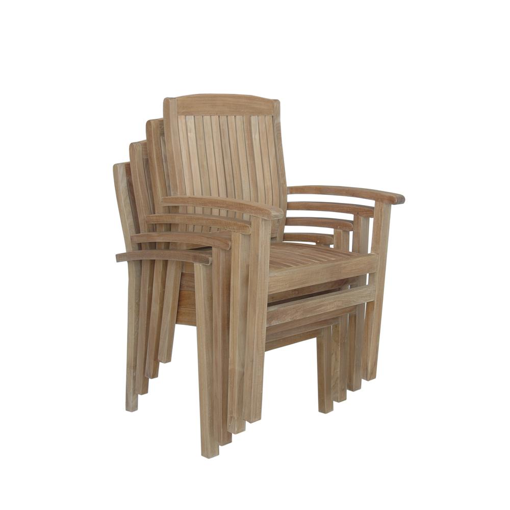 Sahara Stackable Dining Armchair By Anderson Teak | Outdoor Chairs | Modishstore - 3