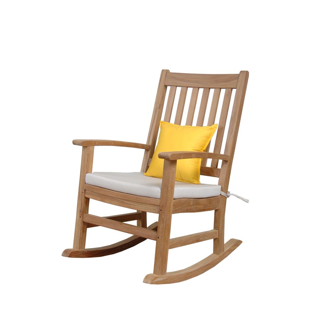 Palm Beach Rocking Armchair By Anderson Teak | Outdoor Chairs | Modishstore - 2