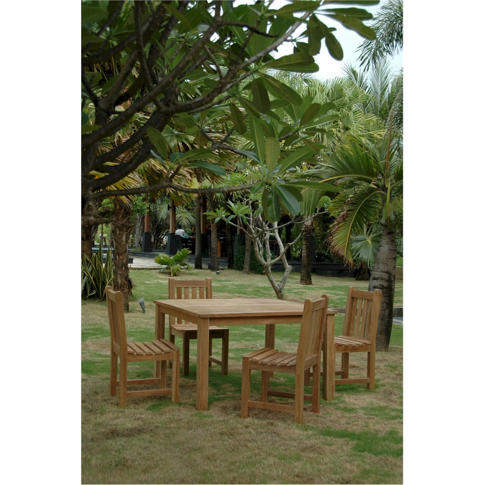 Windsor Classic Armchair 5-Pieces Dining Table Set By Anderson Teak | Outdoor Dining Sets | Modishstore - 2