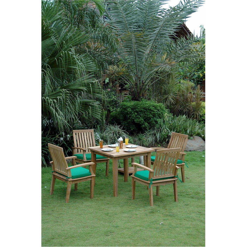 Bahama Brianna 5-Pieces Dining Set By Anderson Teak | Outdoor Dining Sets | Modishstore - 2