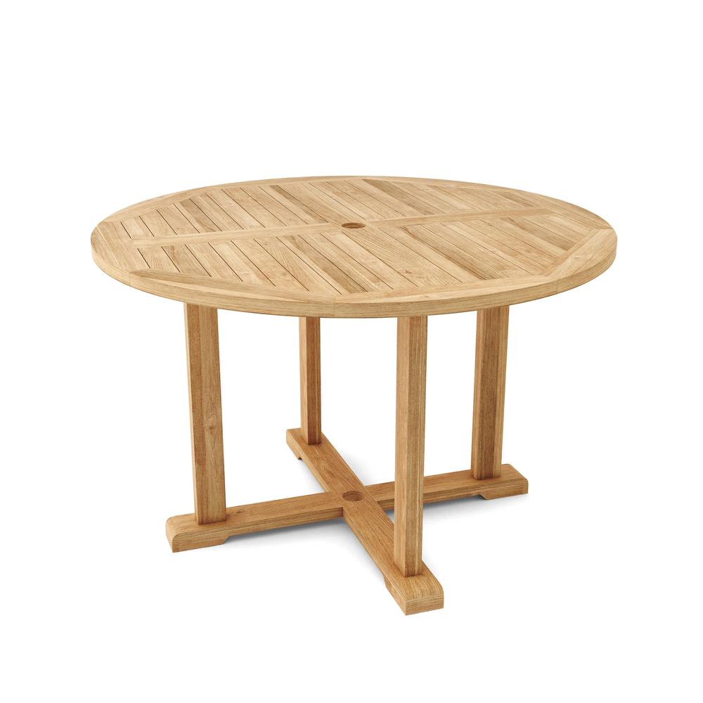 Tosca 4-Foot Round Table W/ Frame By Anderson Teak | Outdoor Tables | Modishstore - 3