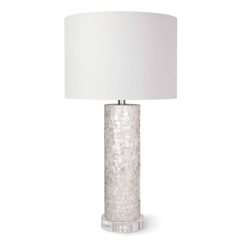 Scalloped Capiz Table Lamp By Regina Andrew | Table Lamps | Modishstore