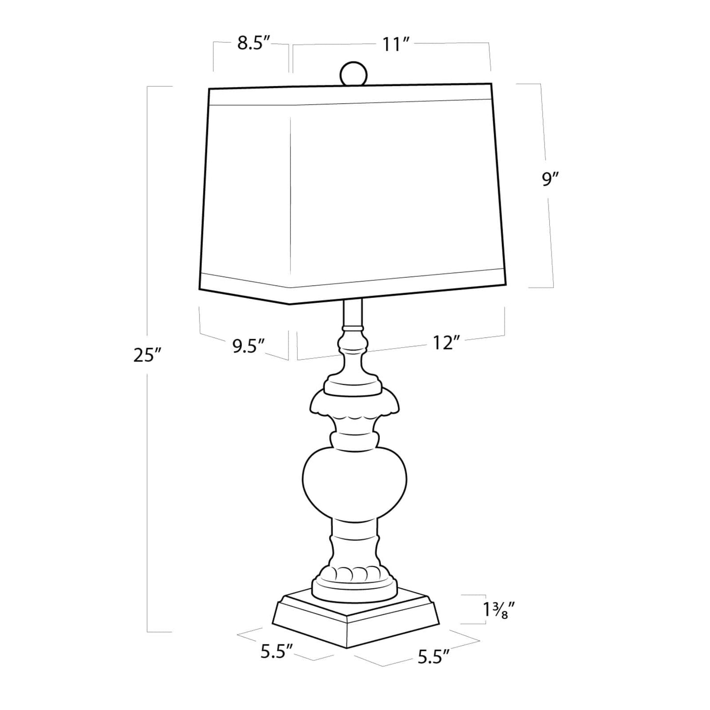 Parisian Glass Table Lamp By Regina Andrew | Table Lamps | Modishstore - 3