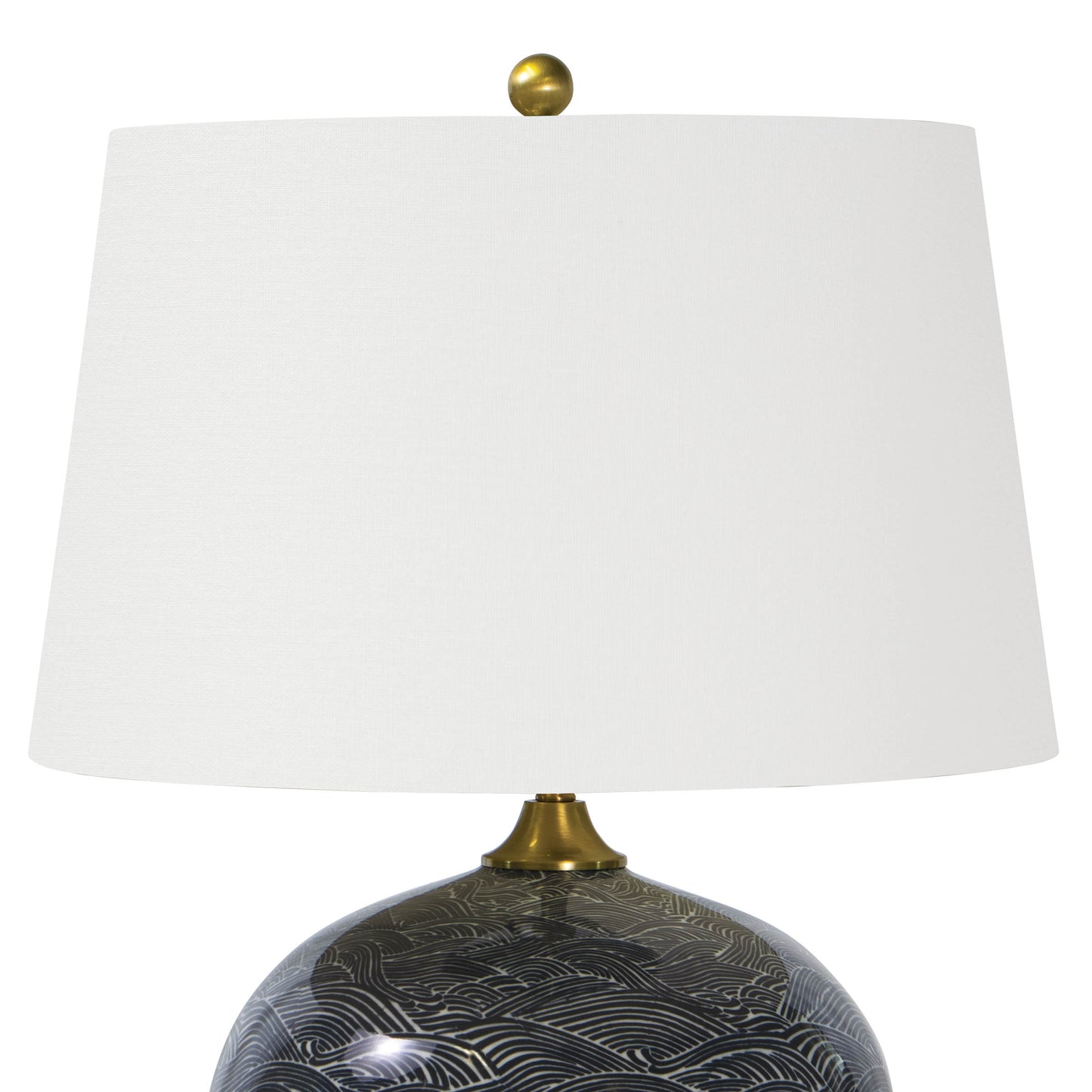 Harbor Ceramic Table Lamp Black By Regina Andrew | Table Lamps | Modishstore - 6