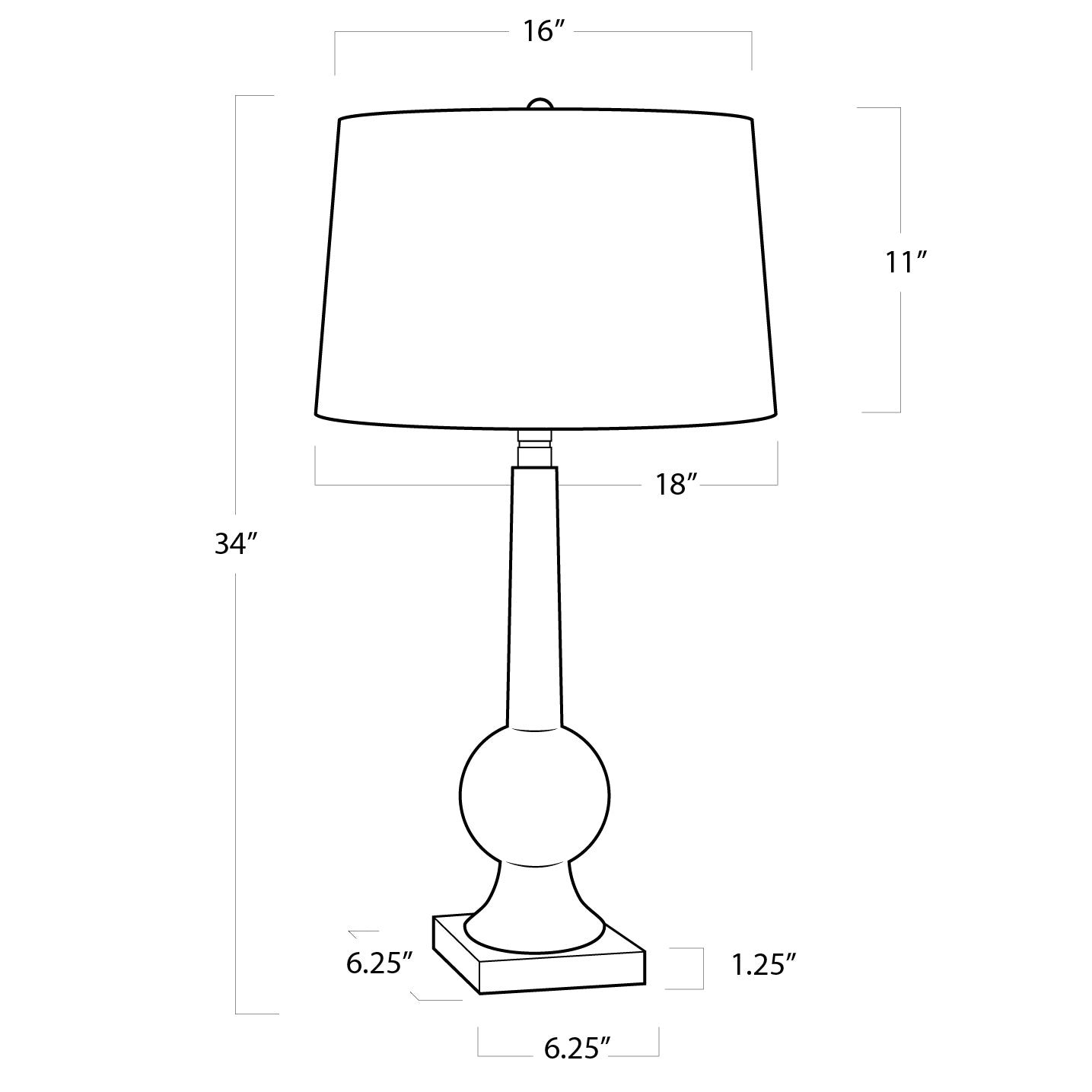 Stowe Crystal Table Lamp By Regina Andrew | Table Lamps | Modishstore - 7