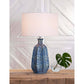 Antigua Ceramic Table Lamp Blue By Regina Andrew | Table Lamps | Modishstore