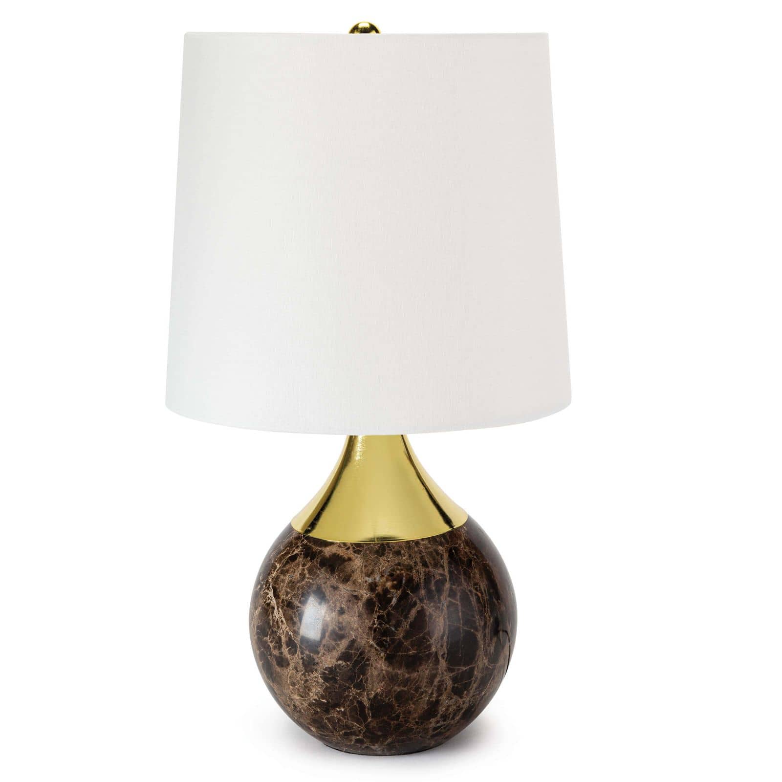 Barrett Marble Mini Lamp Gold By Regina Andrew | Table Lamps | Modishstore - 2