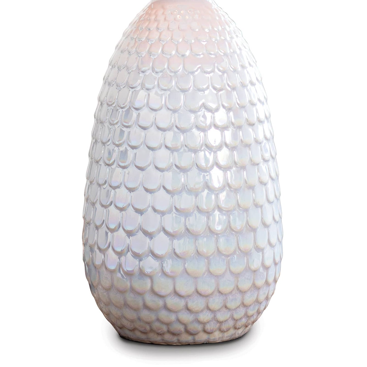 Glimmer Ceramic Table Lamp Pearlized White By Regina Andrew | Table Lamps | Modishstore - 5