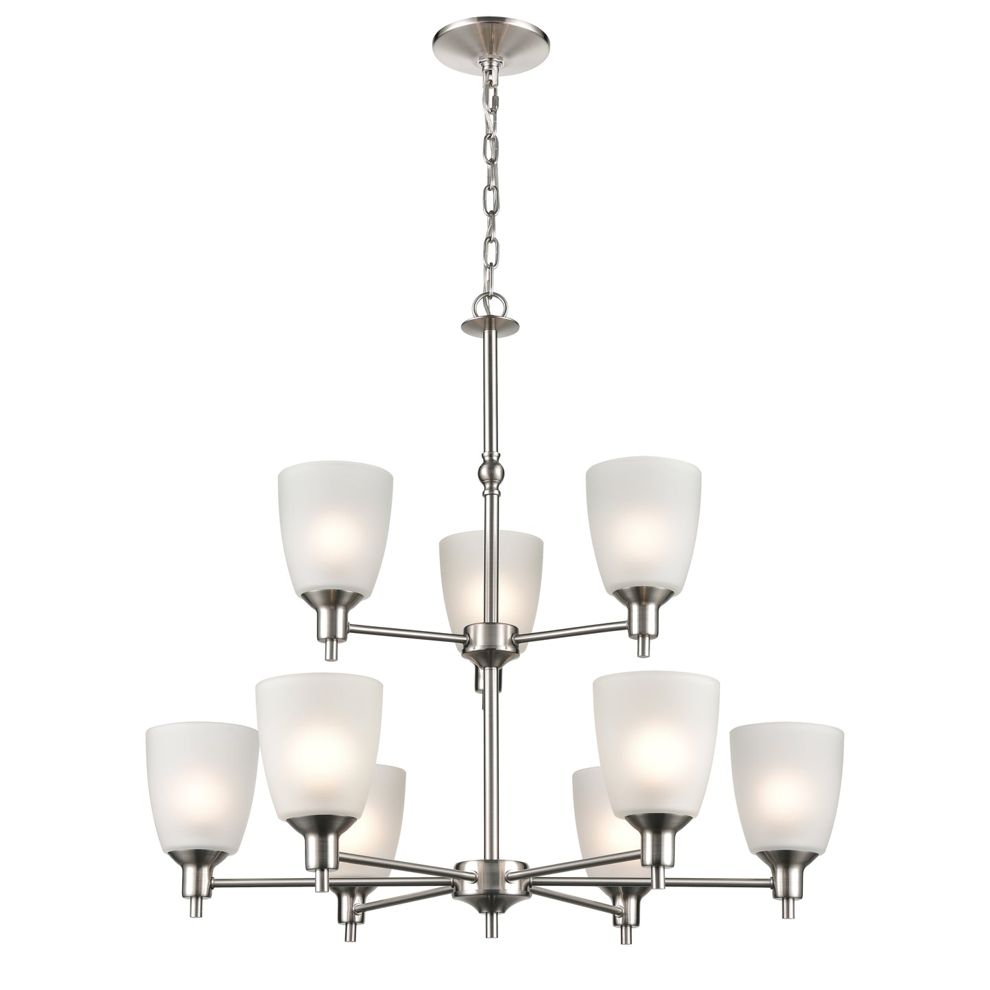 9L Chandelier In Bn  ELK | Chandeliers | Modishstore | 1309CH/20