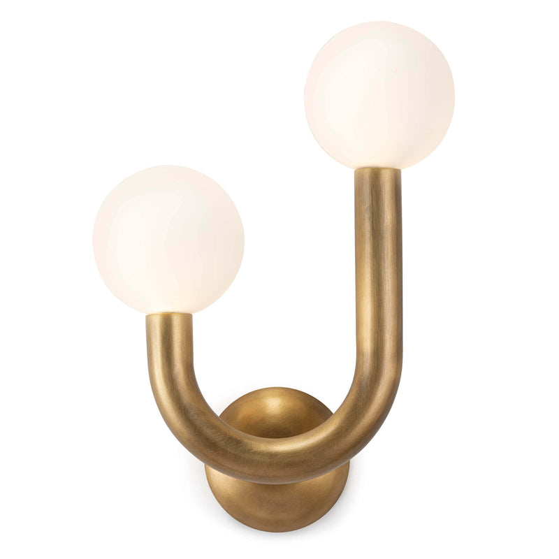 Happy Sconce Left Side Natural Brass By Regina Andrew | Sconces | Modishstore - 2