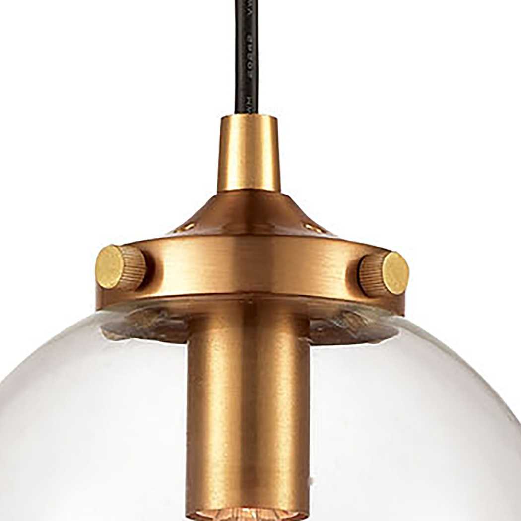 Boudreaux 6'' Wide 1-Light Mini Pendant - Antique Gold By ELK |Pendant Lamps |Modishstore - 4