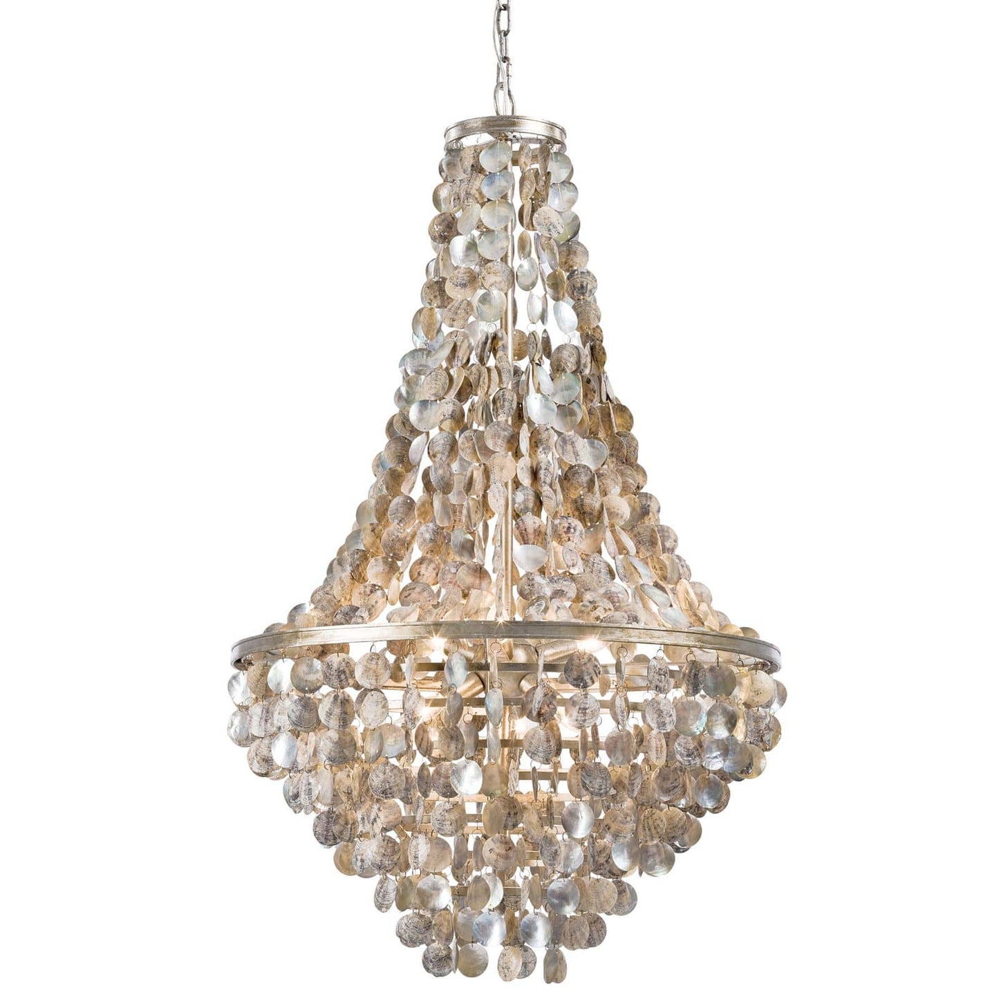 Capri Abalone Shell Chandelier By Regina Andrew | Chandeliers | Modishstore