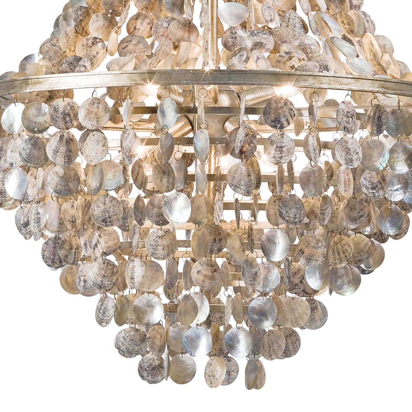 Capri Abalone Shell Chandelier By Regina Andrew | Chandeliers | Modishstore - 3