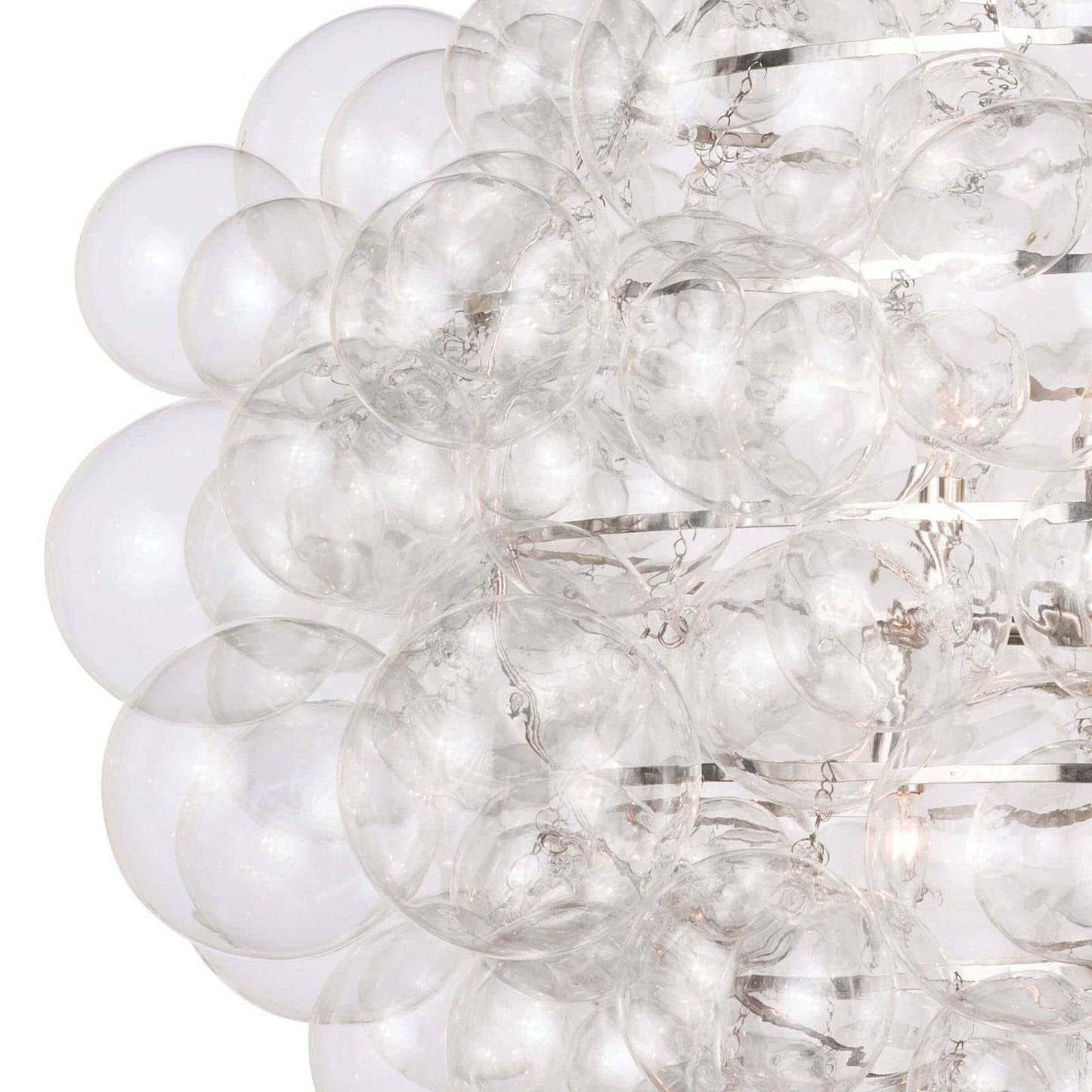 Nimbus Glass Chandelier Clear By Regina Andrew | Chandeliers | Modishstore - 5