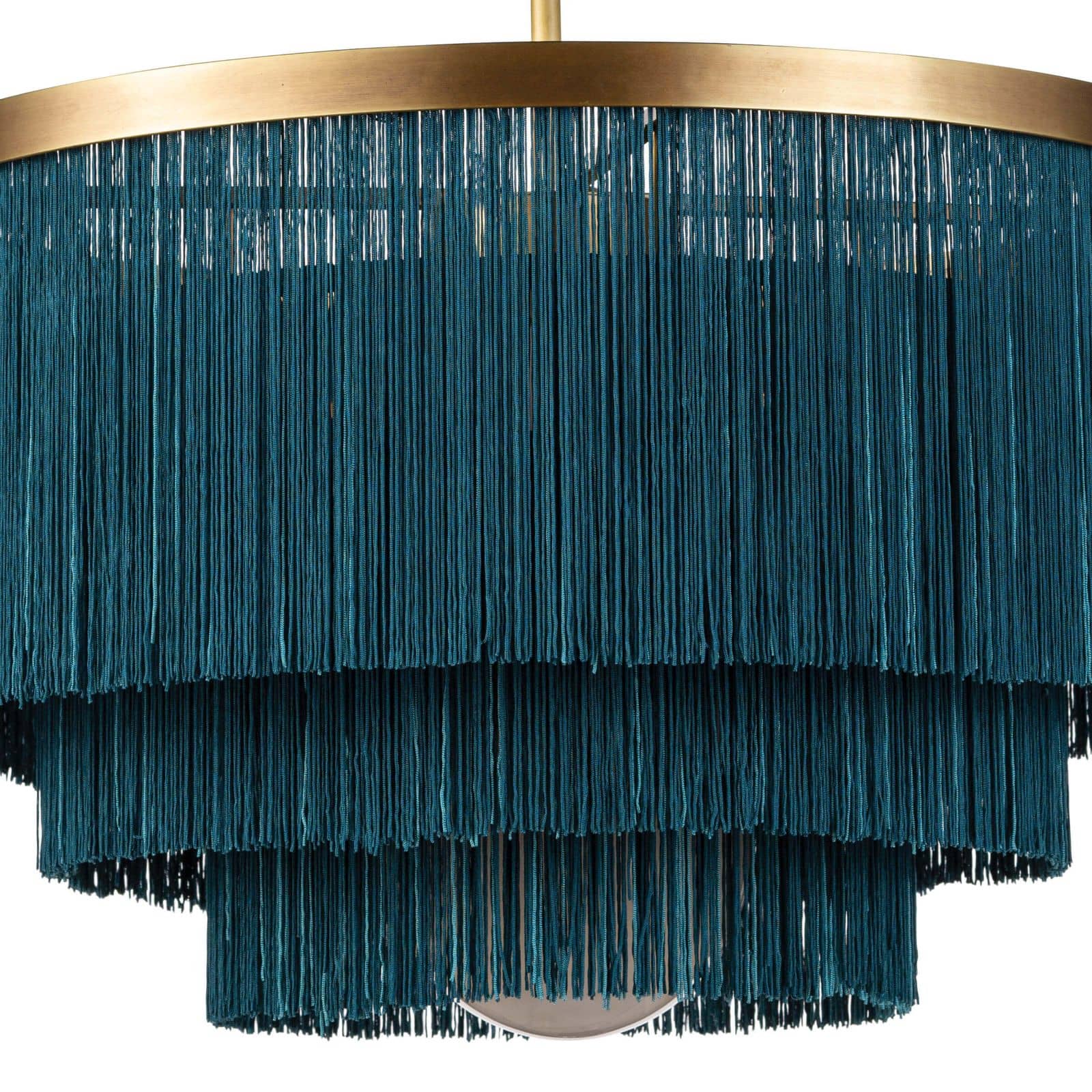 Cabaret Fringe Chandelier Peacock By Regina Andrew | Chandeliers | Modishstore - 5