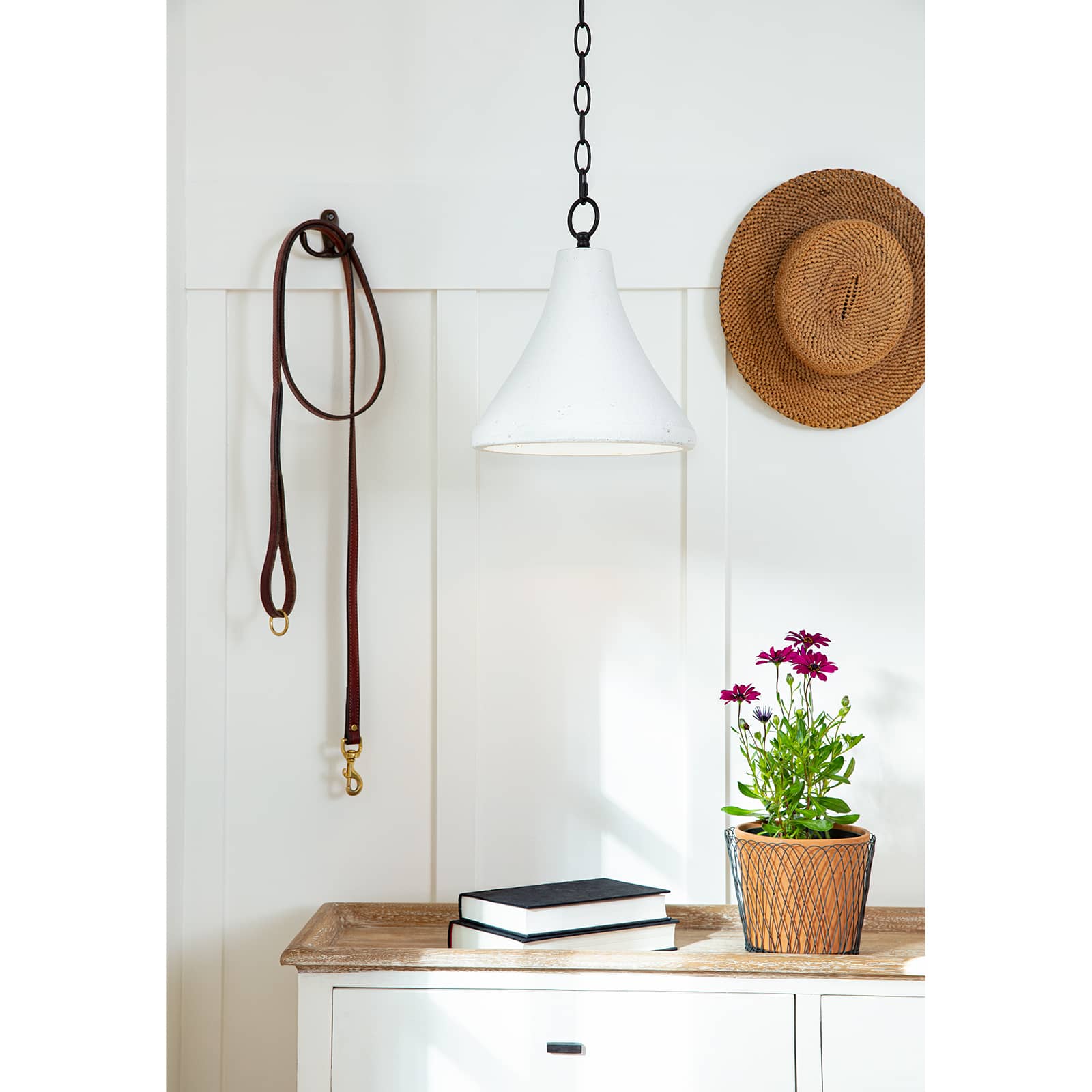 Billie Concrete Pendant Small By Regina Andrew | Pendant Lamps | Modishstore