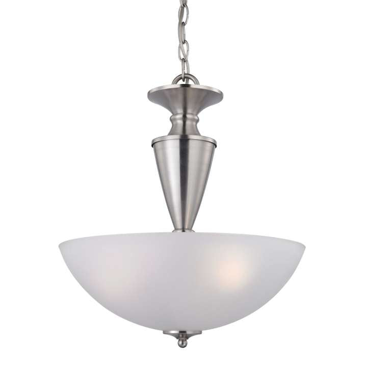 Greenville 2-Light Pendant in Brushed Nickel | Pendant Lamps | Modishstore