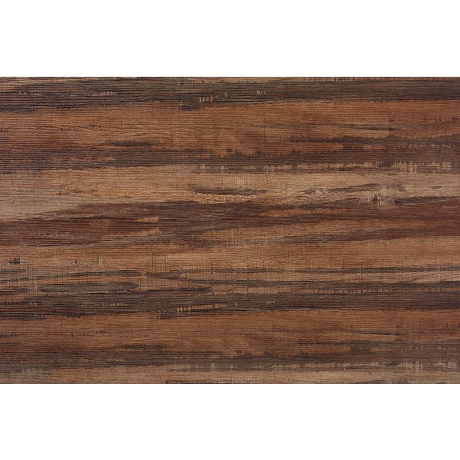 Baxton Studio Darcia Rustic and Industrial Brown Wood Finished