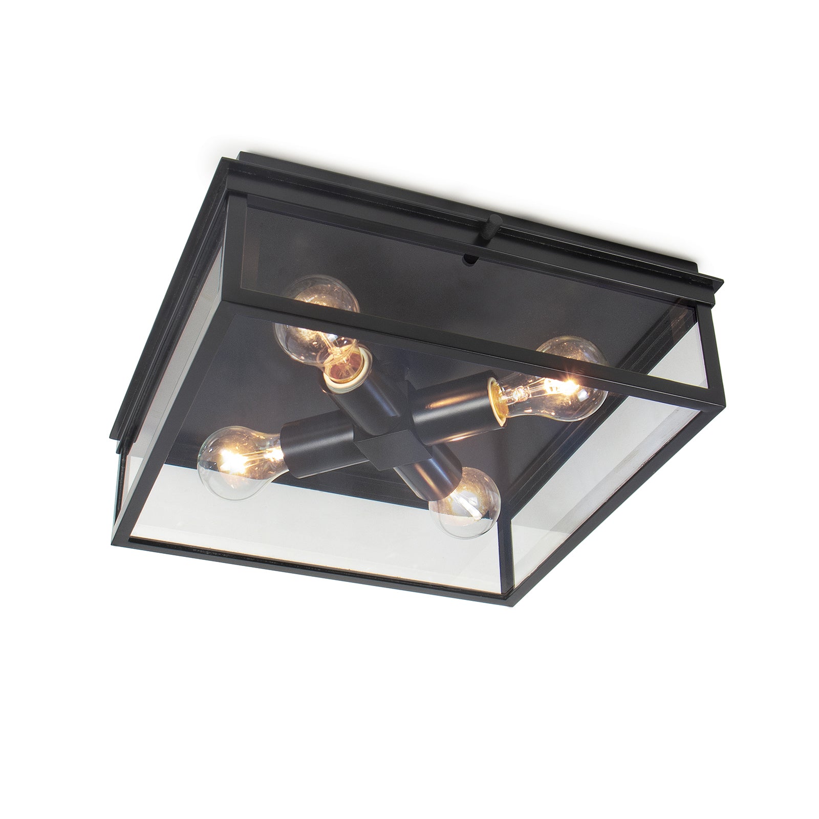 Sydney Outdoor Flush Mount Black By Regina Andrew | Ceiling Lamps | Modishstore