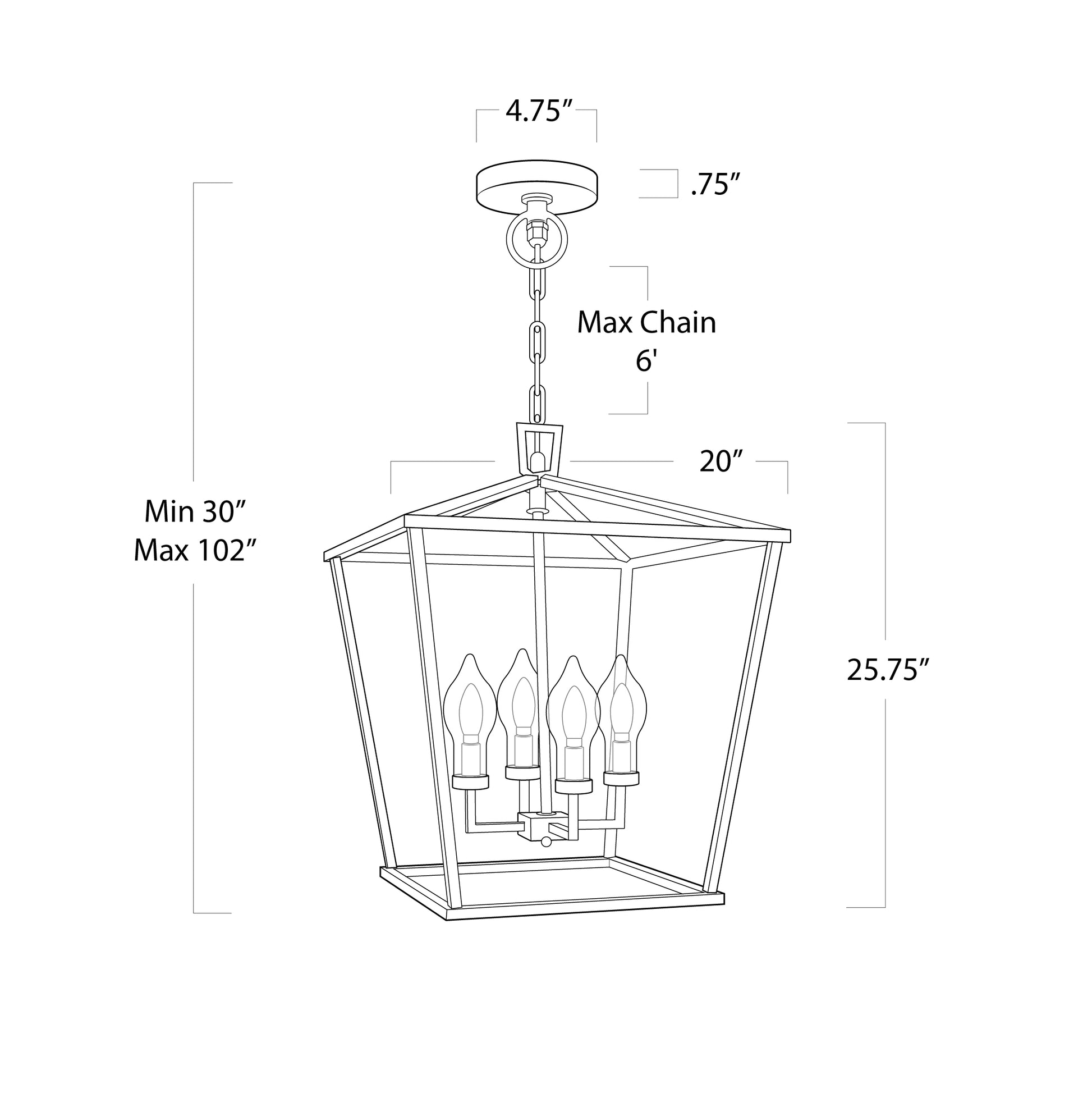 Hampton Outdoor Lantern By Regina Andrew | Lanterns | Modishstore - 7