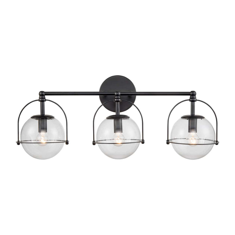 Langford 3-Light vanity light in Matte Black ELK Lighting | Vanity Light | Modishstore