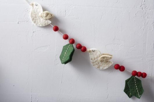 CALLING BIRDS GARLAND Set Of 2 By Accent Decor | Wall Decor | Modishstore - 1