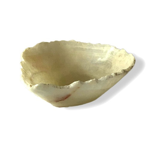 Raw Edge Natural Free Form Onyx Bowl - Small | ModishStore | Decorative Bowls