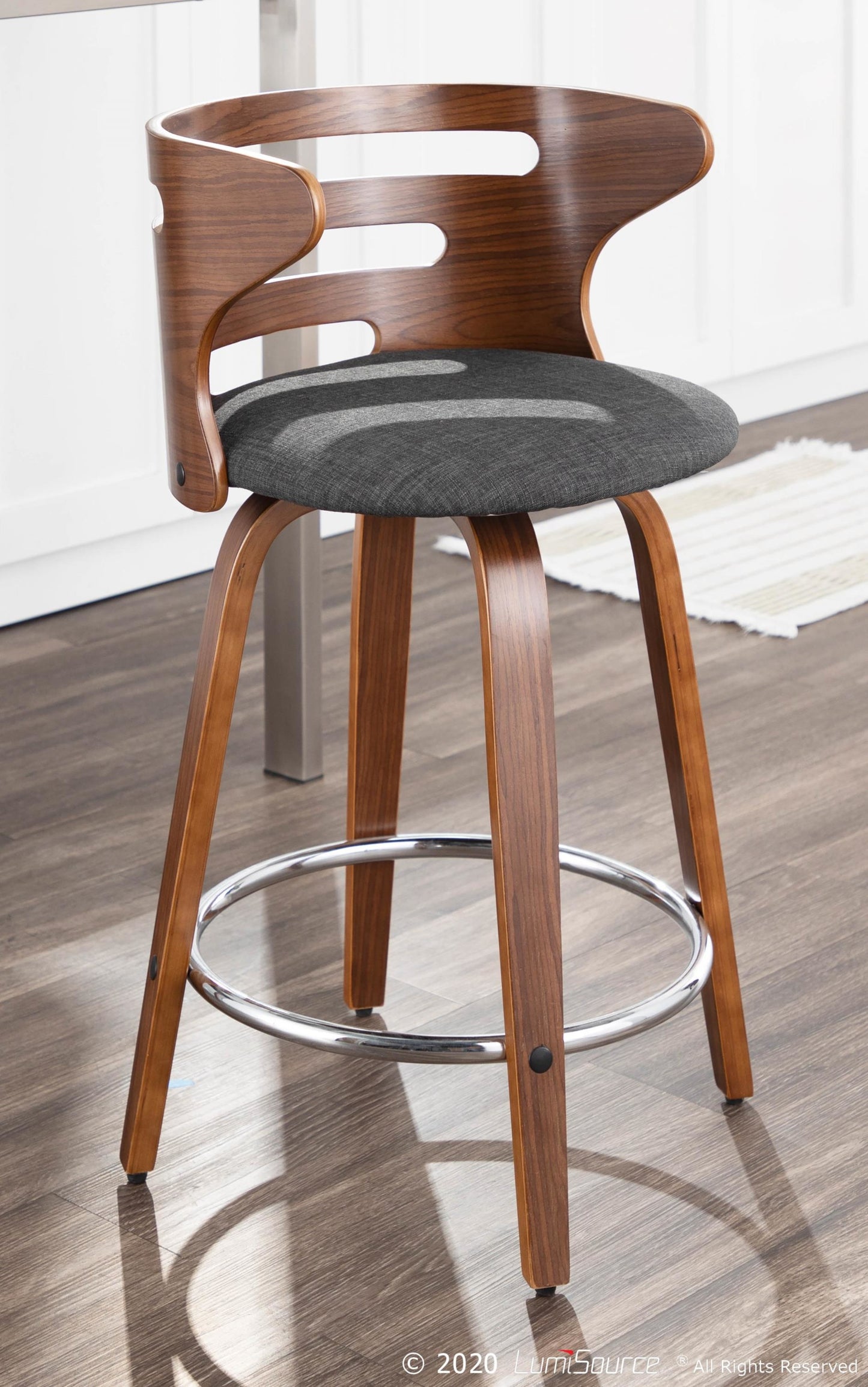 LumiSource Cosini Counter Stool - Set of 2-2